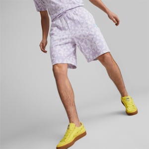 Shorts estampados PUMA x BOB ESPONJA para hombre, Vivid Violet